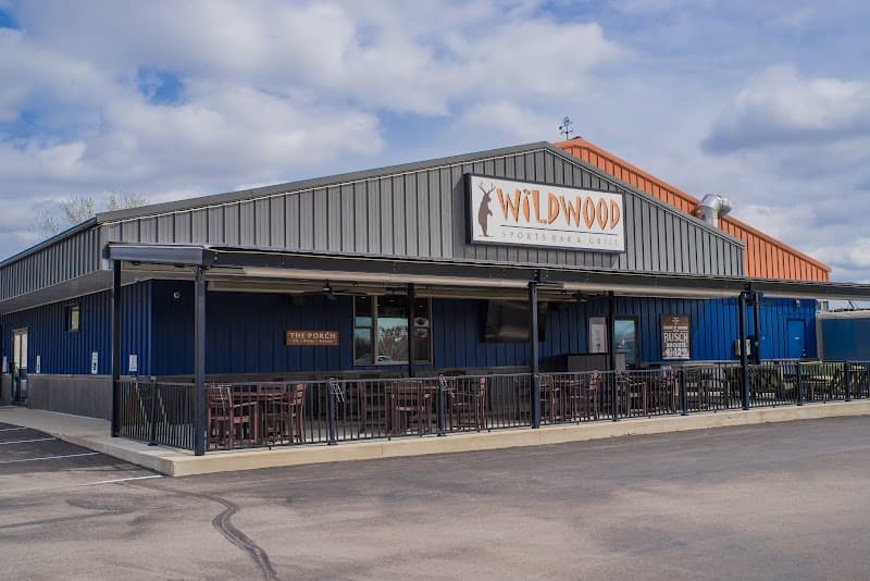 Interior view of Wildwood Sports Bar & Grill bowling alley