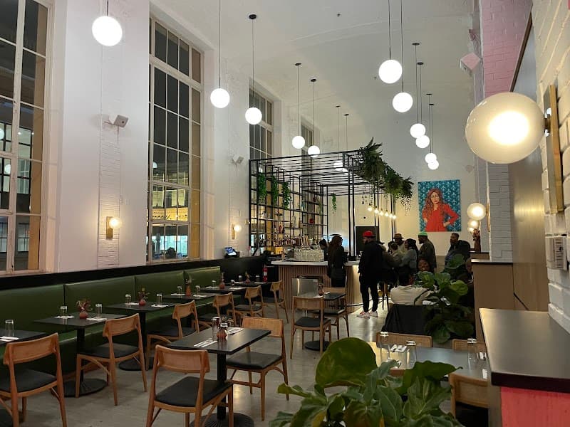 Interior view of Wilma's bowling alley