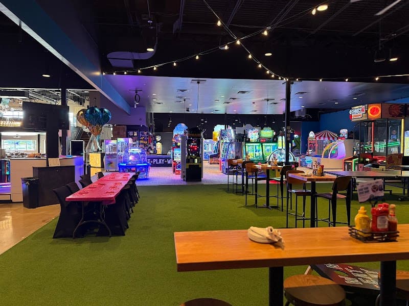 Interior view of Winner's Circle, Inc. bowling alley