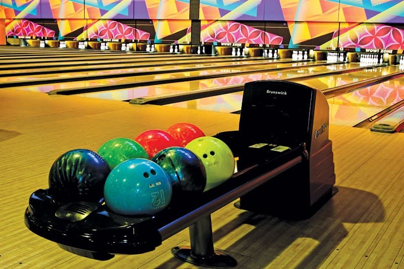 Interior view of Wow! Zone bowling alley